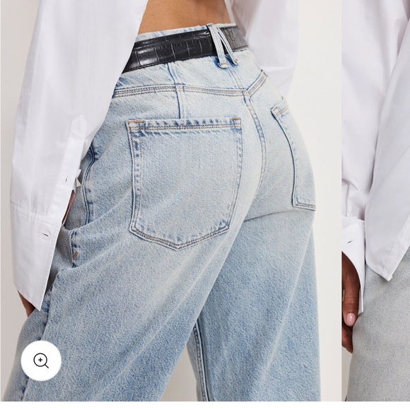 Good American - Good 90s Baggy Fit Jean - Sz 10 - Picture 3 of 13